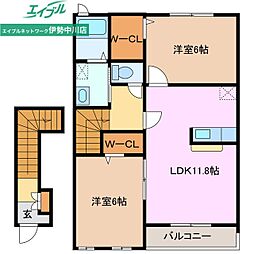 ルサルカ　Ｂ棟 2階