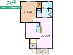 ヴェルデュール B棟 1階