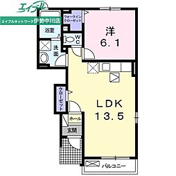 メロウ・ウィステリア B棟 1階