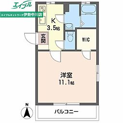 オアシス津 1階/-