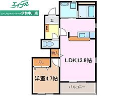 アルル南が丘B棟 1階
