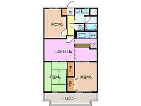 センチュリーハイランド 802 ｜ 三重県松阪市末広町２丁目（賃貸マンション3LDK・8階・65.00㎡） その2