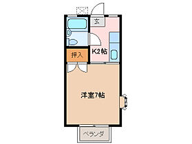 ホーメスト多賀 2A ｜ 三重県松阪市黒田町（賃貸アパート1K・2階・20.00㎡） その2