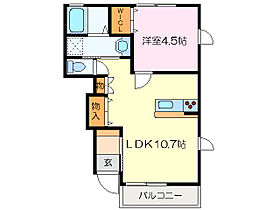 ＭＯ－V　Ａ棟 105 ｜ 三重県松阪市山室町（賃貸アパート1LDK・1階・38.00㎡） その2