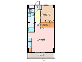 ヴェルメゾン 203 ｜ 三重県松阪市石津町（賃貸マンション1LDK・2階・44.25㎡） その2