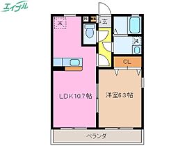 三雲長屋　Ｂ棟  ｜ 三重県松阪市中林町（賃貸アパート1LDK・1階・40.68㎡） その2