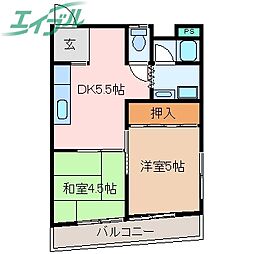 🉐敷金礼金0円！🉐ハイツ一二三