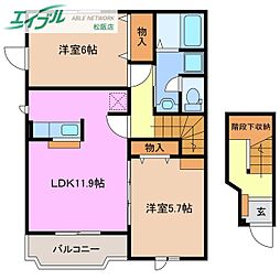 パティオ・アルバーダ A棟 2階/-