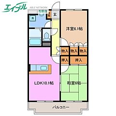 物件の間取り