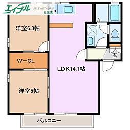 カーサジョイB 2階