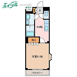 パルティール 1階/-