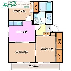 物件の間取り