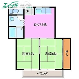吉田コーポ 1階/-