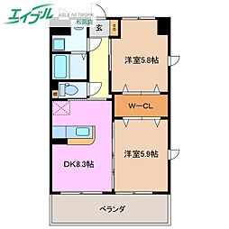 アンジューV 8階