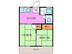 三重県津市久居烏木町（賃貸アパート2K・1階・38.00㎡） その2