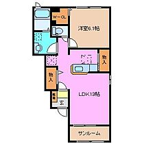 三重県津市藤方（賃貸アパート1LDK・1階・50.09㎡） その2