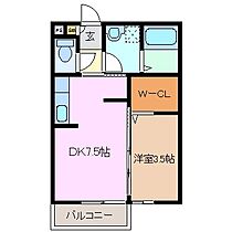 三重県津市中河原（賃貸アパート1DK・1階・29.24㎡） その2