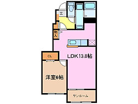 三重県津市高茶屋３丁目（賃貸アパート1LDK・1階・45.89㎡） その2