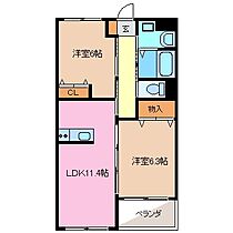 三重県松阪市嬉野中川新町２丁目（賃貸マンション2LDK・3階・54.88㎡） その2