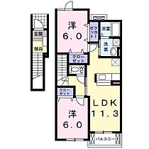 三重県津市久居明神町（賃貸アパート2LDK・2階・58.48㎡） その2