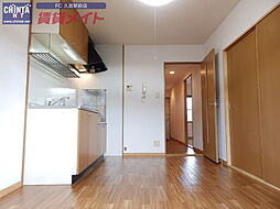 近鉄大阪線 大三駅 徒歩15分の賃貸アパート 2階2DKのリビング/ダイニング