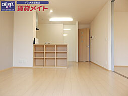 近鉄名古屋線 津新町駅 徒歩15分の賃貸アパート 1階2LDKのリビング/ダイニング