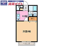 近鉄山田線 伊勢中川駅 徒歩5分 2階/-