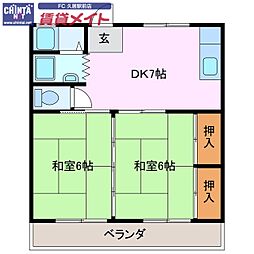 近鉄名古屋線 津新町駅 徒歩9分 3階/-