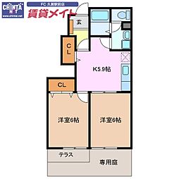 近鉄名古屋線 桃園駅 徒歩5分