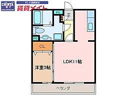近鉄山田線 伊勢中川駅 徒歩7分 3階/-