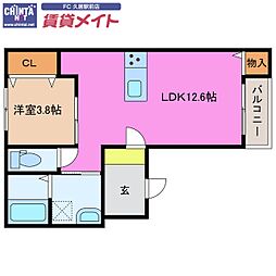 近鉄名古屋線 久居駅 徒歩17分 1階/-