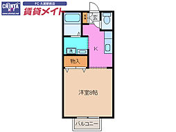 JR紀勢本線 高茶屋駅 徒歩13分 2階/-