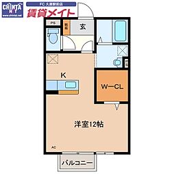 近鉄名古屋線 久居駅 徒歩15分 2階/-