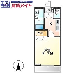 近鉄山田線 伊勢中川駅 徒歩1分