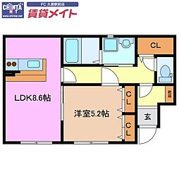近鉄名古屋線 津駅 バス10分 三交バス柳山下車 徒歩4分 1階/-