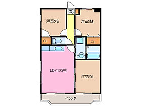 三重県松阪市内五曲町（賃貸マンション3LDK・3階・56.70㎡） その2