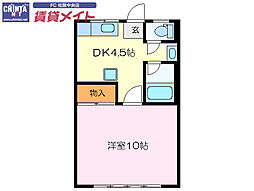 近鉄山田線 東松阪駅 4.4km 1階/-