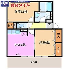 物件の間取り