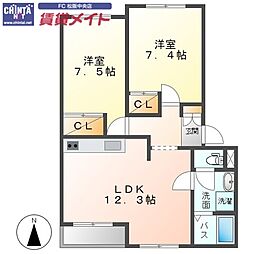 JR紀勢本線 六軒駅 徒歩20分 2階/-