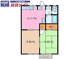近鉄山田線 伊勢中川駅 徒歩8分 2階/-