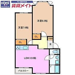 JR紀勢本線 六軒駅 バス8分 三交バス小舟江停下車 徒歩15分 1階/-