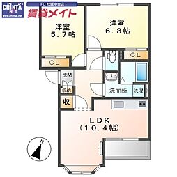 紀勢本線 川添駅 徒歩17分