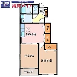 近鉄山田線 松ヶ崎駅 徒歩19分