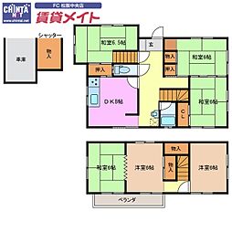 🉐敷金礼金0円！🉐近鉄山田線 東松阪駅 徒歩4分
