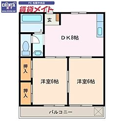🉐敷金礼金0円！🉐近鉄山田線 東松阪駅 徒歩43分