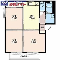 近鉄山田線 松阪駅 バス10分 新黒田町下車 徒歩10分