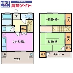 近鉄山田線 松ヶ崎駅 徒歩20分 1階/-