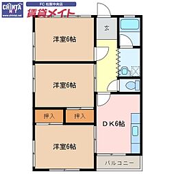 近鉄山田線 東松阪駅 徒歩13分 1階/-
