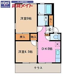 近鉄山田線 伊勢中川駅 徒歩12分 1階/-