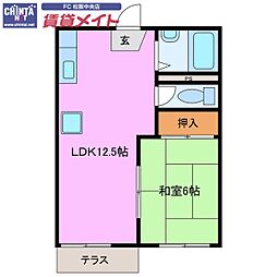 近鉄山田線 櫛田駅 徒歩20分